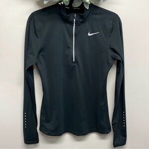 Nike Black Long Sleeve Dri-FIT Half-Zip Top
